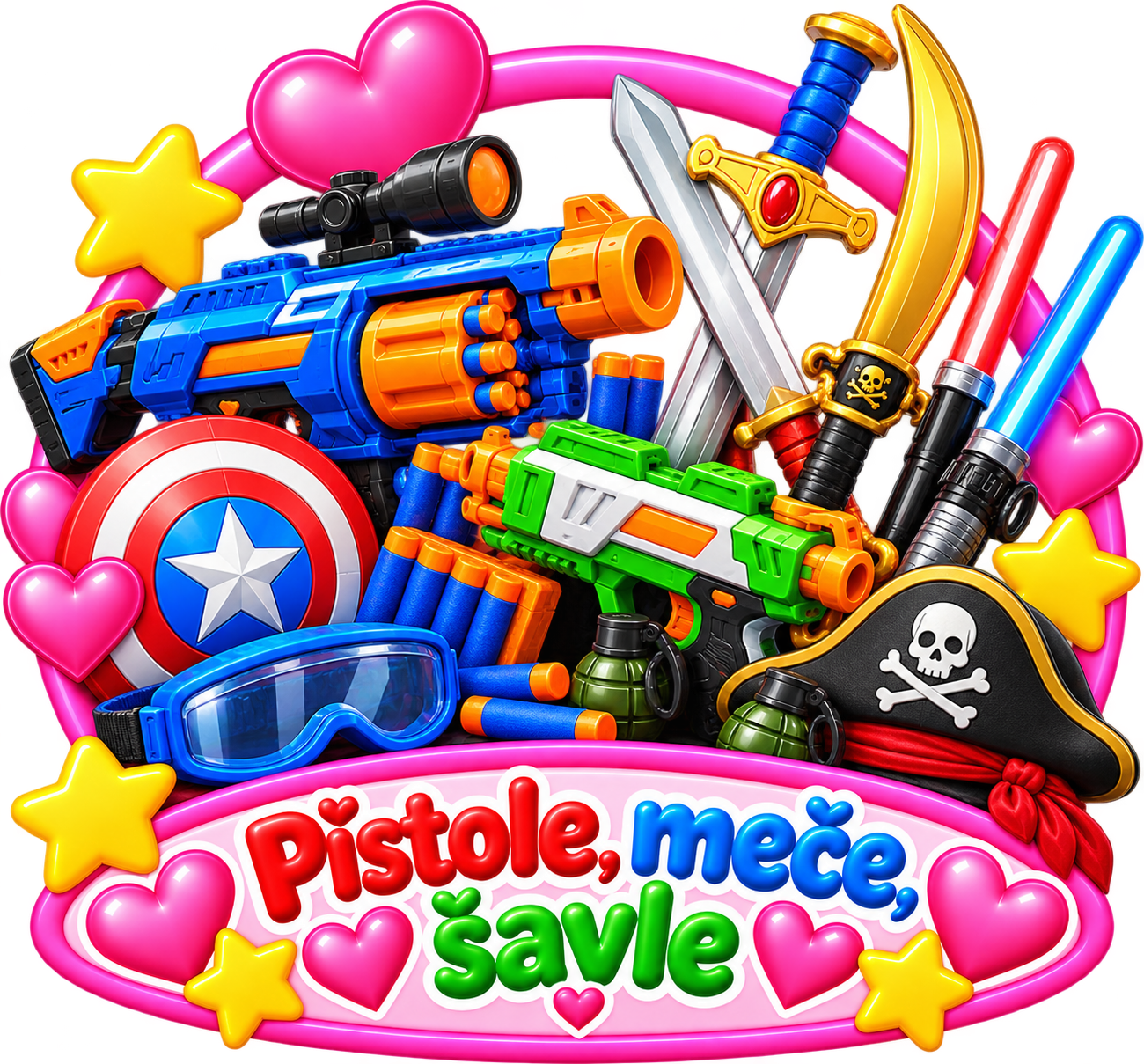Pistole, meče, šavle
