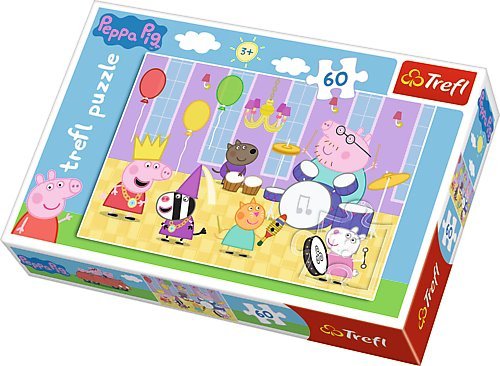 PUZZLE PRASÁTKO PEPPA PIG NA BÁLE 60 dílků > varianta 17312
