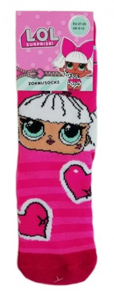 DÍVČÍ PONOŽKY LOL SURPRISE růžové > varianta 1922-1724 > 23-26