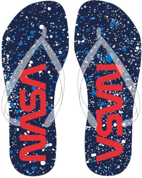 DÍVČÍ LETNÍ PANTOFLE - ŽABKY NASA > varianta 79963 > 32-33