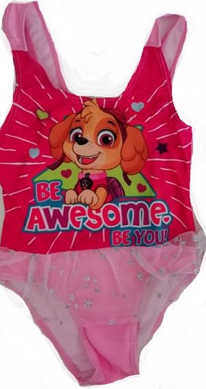 DÍVČÍ JEDNODÍLNÉ PLAVKY PAW PATROL SKYE