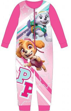 DÍVČÍ OVERAL TLAPKOVÁ PATROLA POLAR FLEECE RŮŽOVÝ > varianta Růžová > 92-98