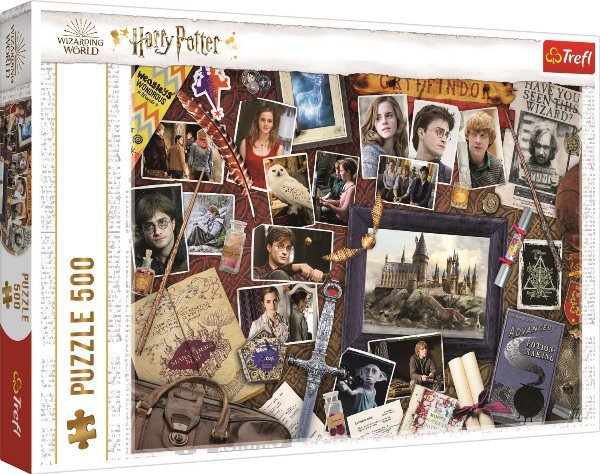 Puzzle Harry Potter: Vzpomínky na Bradavice 500 dílků