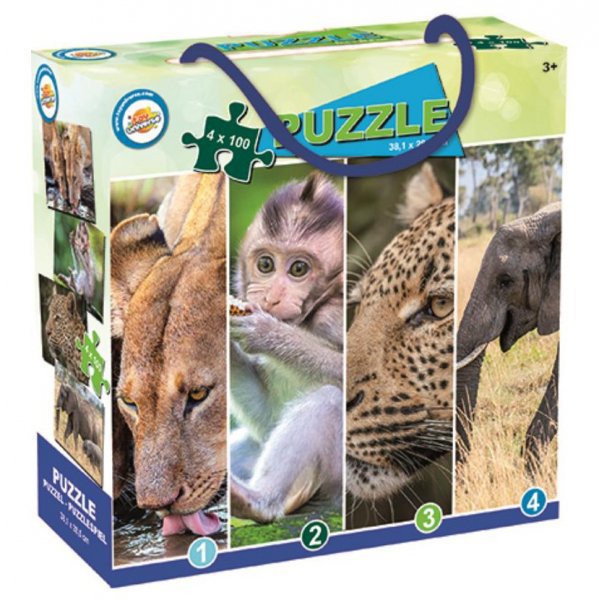 PUZZLE ZVÍŘÁTKA SADA 4 KUSY