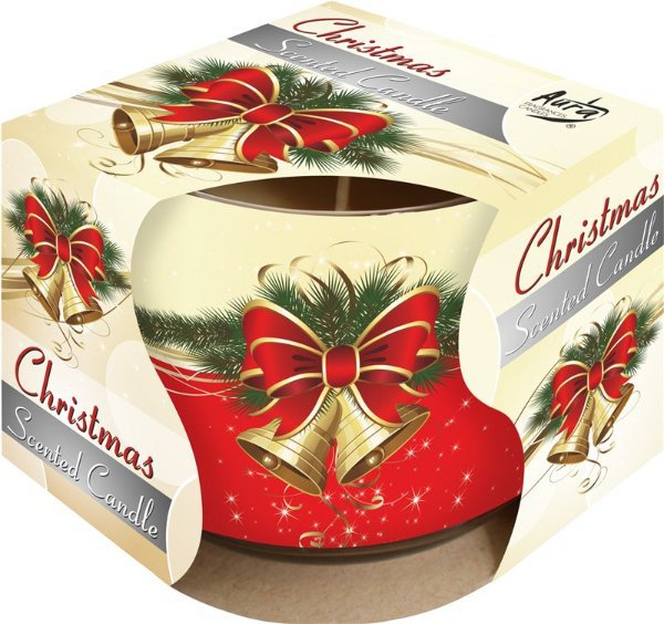 VONNÁ SVÍCE VE SKLE CHRISTMAS > varianta Výprodej-poslední kusy