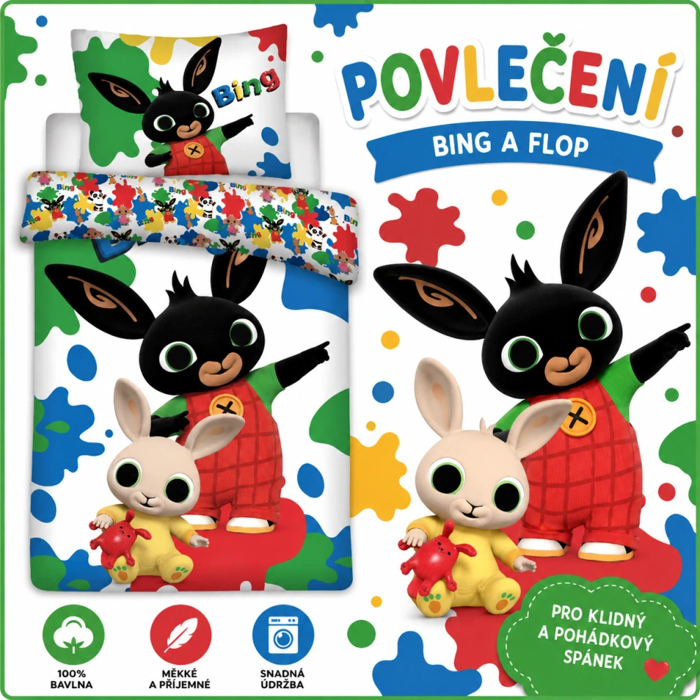 JERRY FABRICS POVLEČENÍ ZAJÍČEK BING