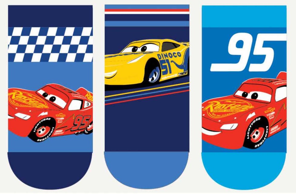 KOTNÍČKOVÉ PONOŽKY CARS-balení 30 ks