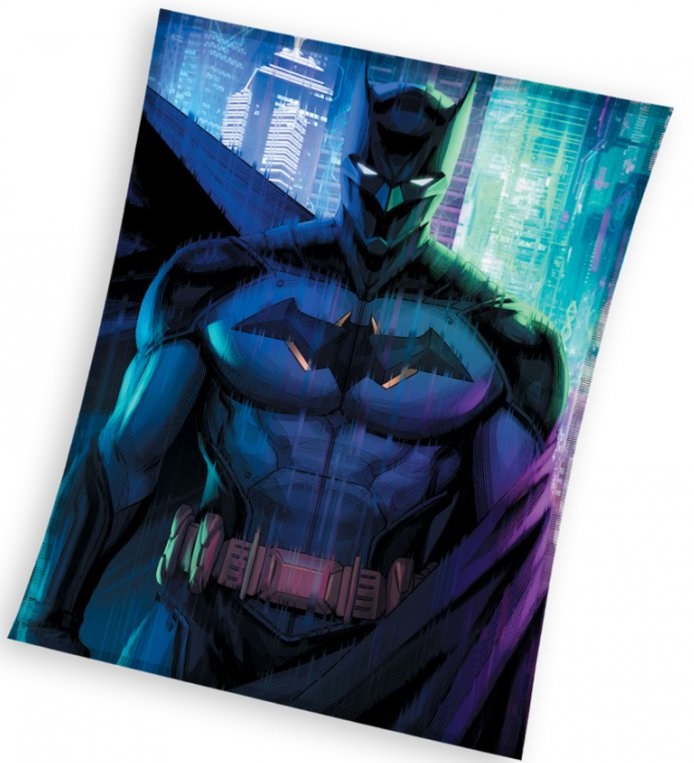 DĚTSKÁ DEKA BATMAN TEMNÝ RYTÍŘ 150X200 CM