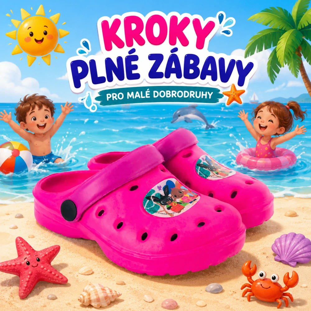 DÍVČÍ CLOG SANDÁLY ZAJÍČEK BING