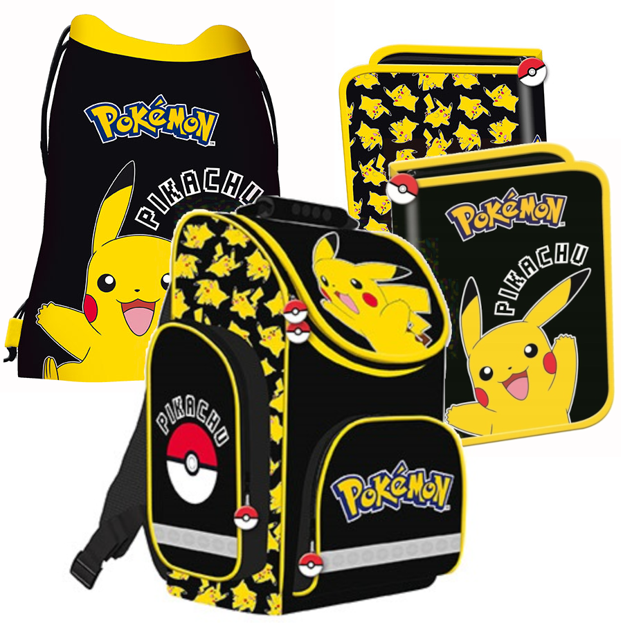 ŠKOLNÍ SET SADA POKÉMON aktovka,penál.sáček