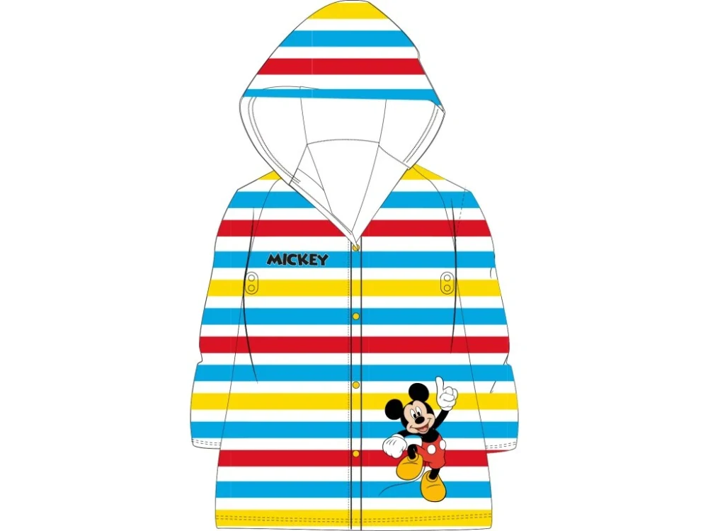 Dětská pláštěnka MICKEY proužky velikost 122/128