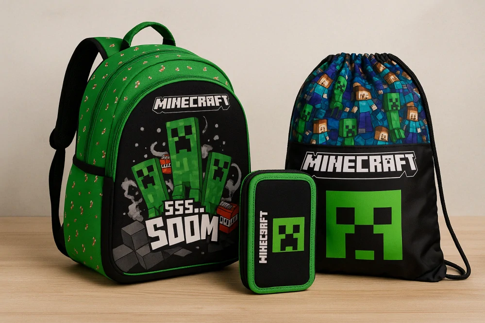 ŠKOLNÍ SADA MINECRAFT 3 KS