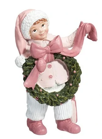 Vánoční figurka dívky 120 mm
