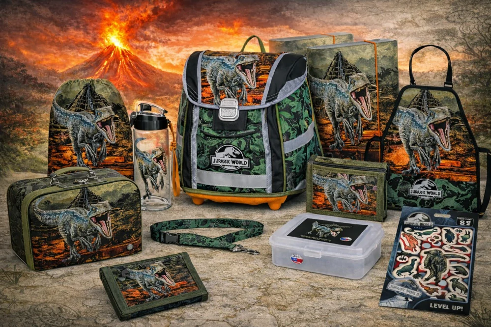OXYBAG ŠKOLNÍ SET 12KS PREMIUM LIGHT Jurassic World