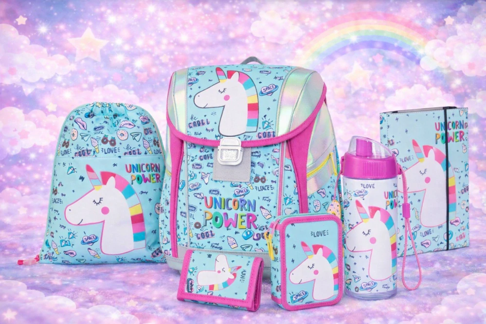 OXYBAG ŠKOLNÍ SET 6KS PREMIUM LIGHT Unicorn iconic