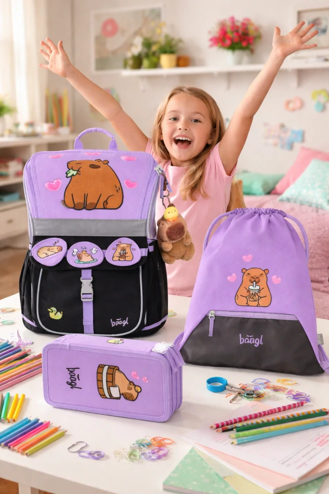 BAAGL Školní set Zippy Kapybara