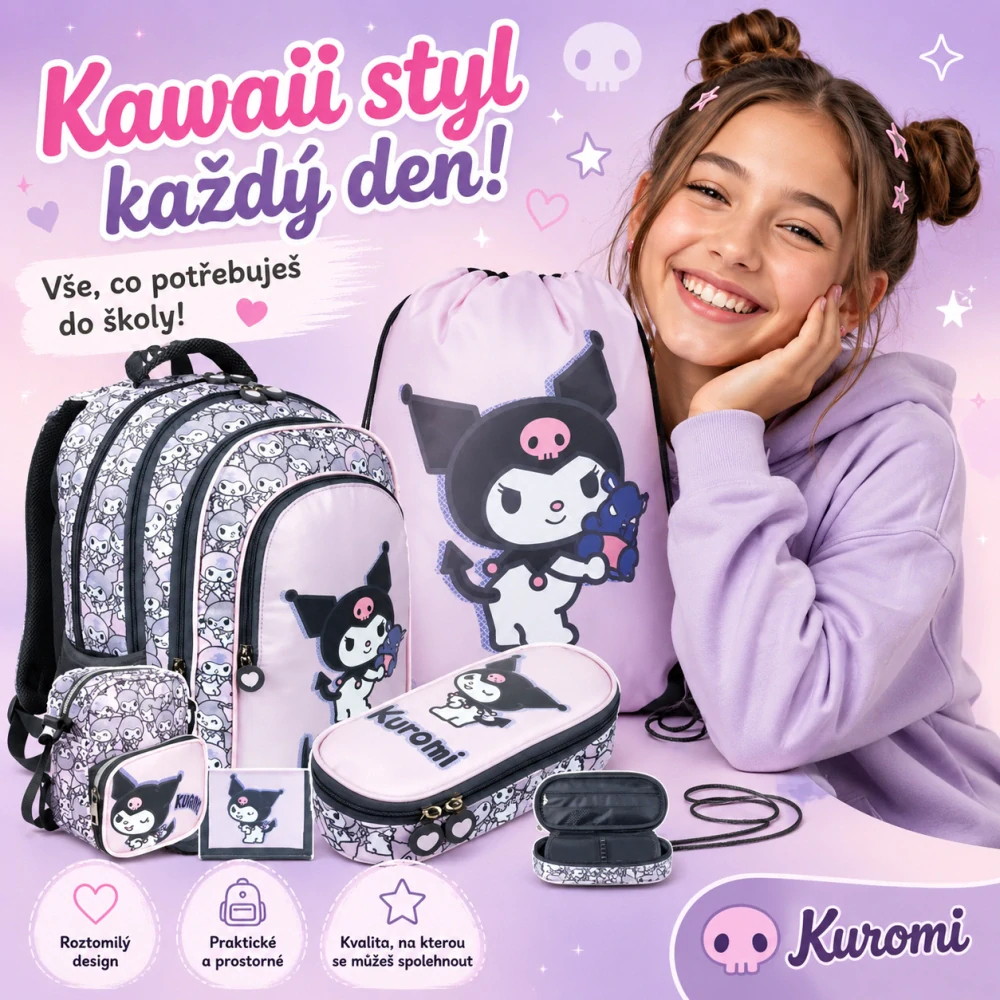 ZVÝHODNĚNÁ ŠKOLNÍ SADA KUROMI 5 KS