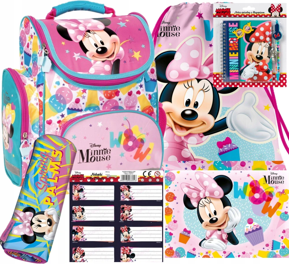 DERFORM ZVÝHODNĚNÁ ŠKOLNÍ SADA MINNIE 6KS vhodná pro prvňáčky