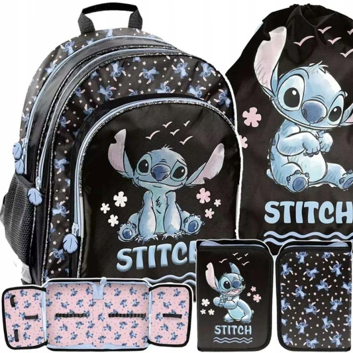 PASO ZVÝHODNĚNÝ ŠKOLNÍ SET LILO A STITCH 3KS-batoh,penál,sáček