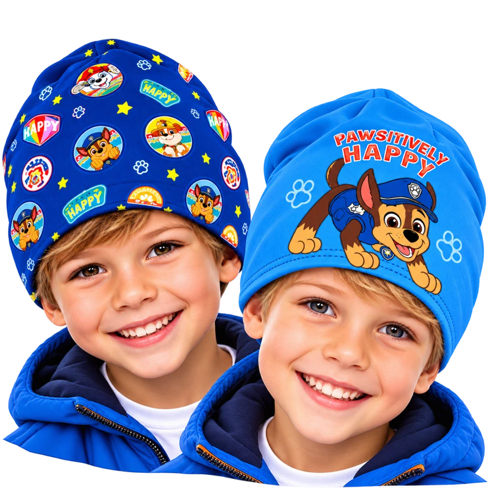 BAVLNĚNÁ ČEPICE PAW PATROL-BALENÍ 12 kusů
