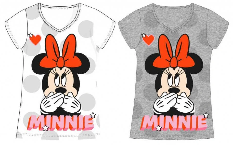 DÁMSKÉ TRIČKO MINNIE-BALENÍ 10 KS