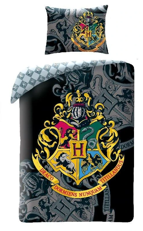 HALANTEX Povlečení Harry Potter black 140/200, 70/90