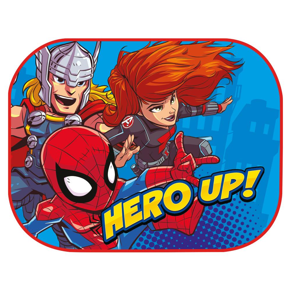 SADA 2 KS SLUNEČNÍ CLONA MARVEL SUPER HEROS