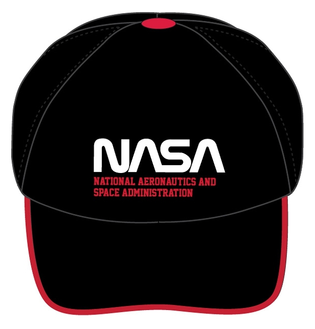 CHLAPECKÁ KŠILTOVKA NASA ČERNÁ