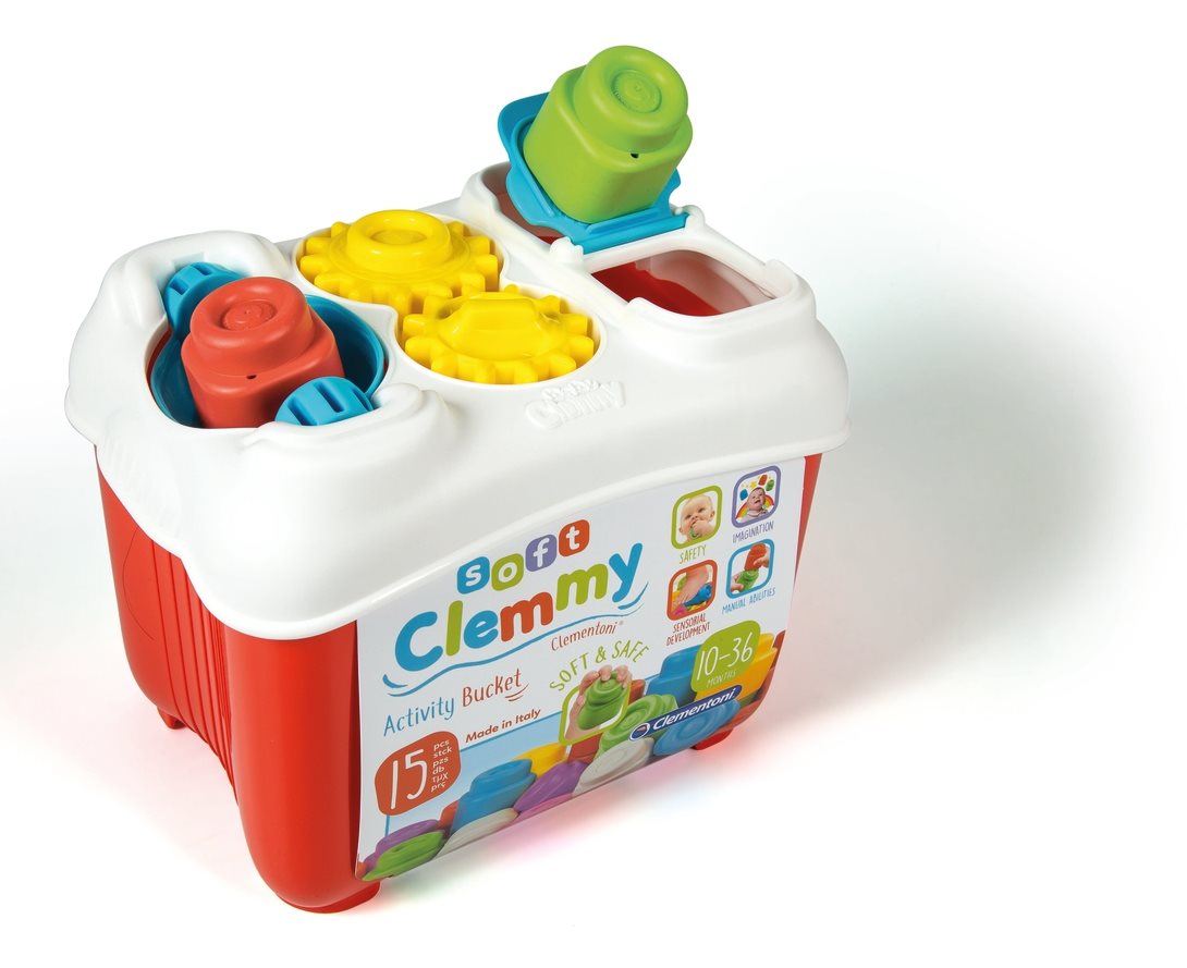 SOFT CLEMMY Box s aktivitami a 15 kostkami