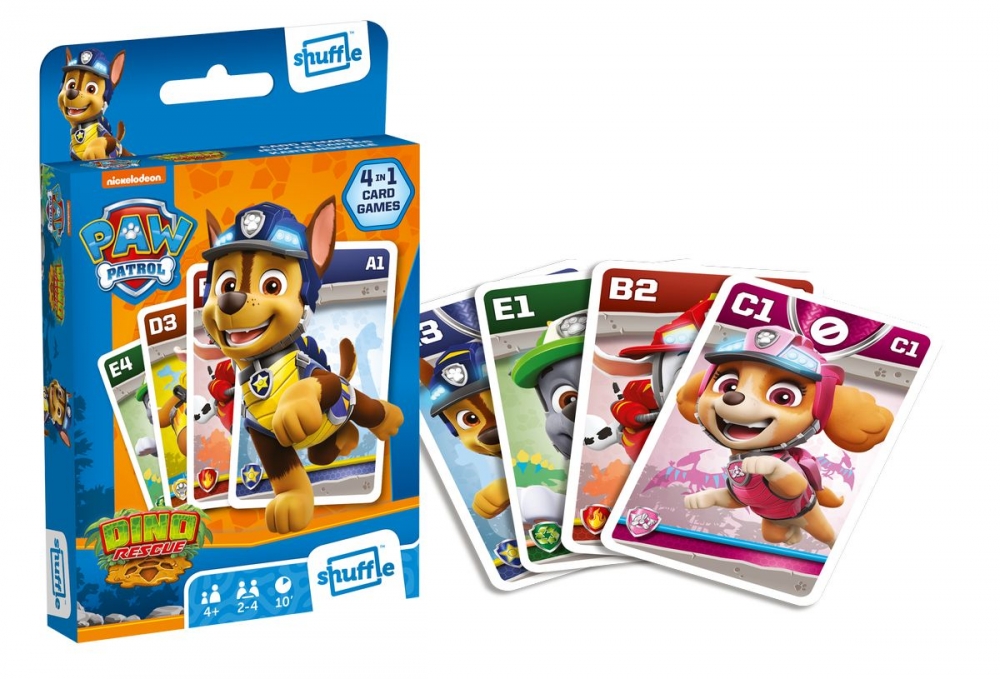 SHUFFLE KARTY PAW PATROL 4 V 1