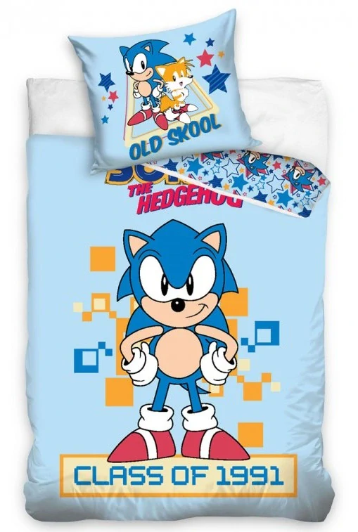 CARBOTEX DĚTSKÉ POVLEČENÍ JEŽEK SONIC CLASS OF 1991 140/200,70/90
