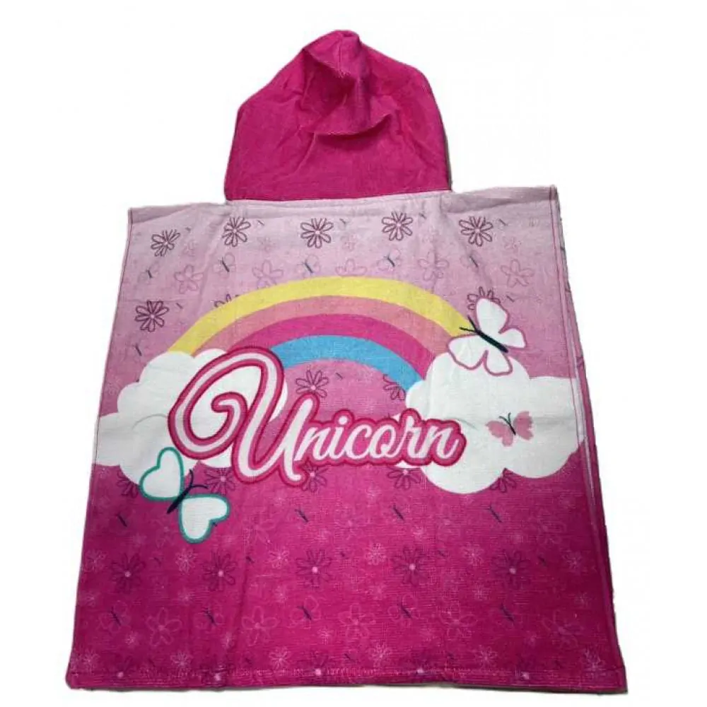 DÍVČÍ PONČO-ŽUPÁNEK JEDNOROŽEC UNICORN
