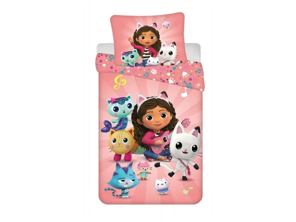 JERRY FABRICS SADA Povlečení Gabby's Dollhouse 02,prostěradlo