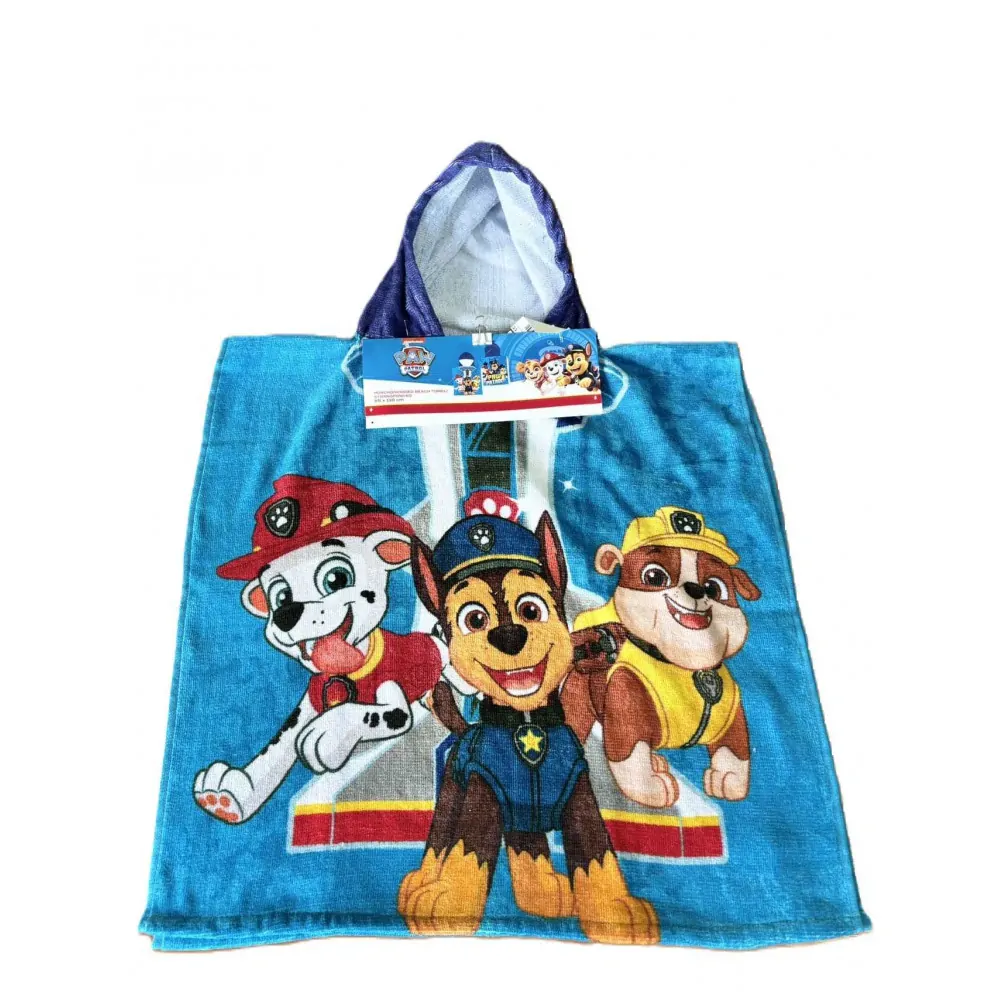 DĚTSKÉ PONČO TLAPKOVÁ PATROLA