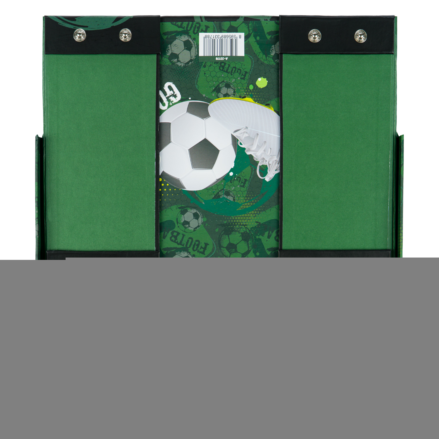 BAAGL Skládací školní kufřík Fotbal s kováním