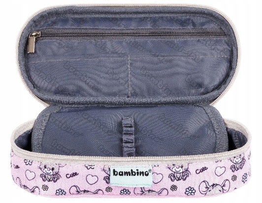 PENÁL OVÁLNÝ BAMBINO MYŠKA ROZMĚRY: 230 X 105 X 55 MM
