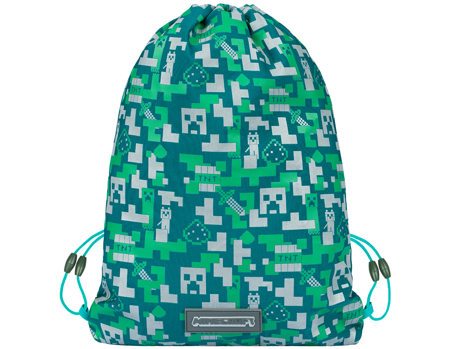 MINECRAFT 2 SET Silver Creeper: penál, sáček