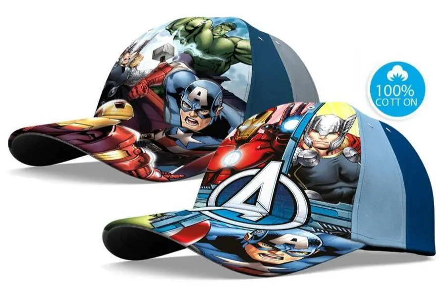 Chlapecká kšiltovka Avengers šedá