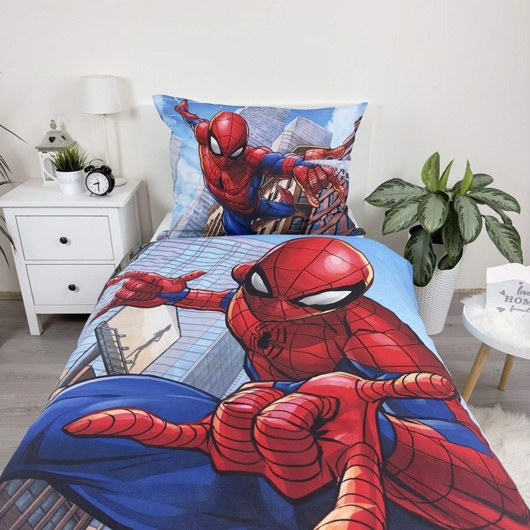 JERRY FABRICS Povlečení Spider-man 04 140x200, 70x90 cm