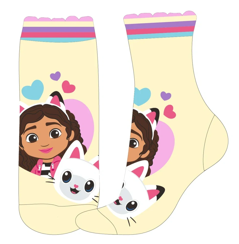 Dívčí ponožky Gabby´s Dollhouse sada 2 ks