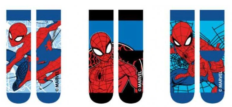 Chlapecké ponožky Spiderman sada 2 ks