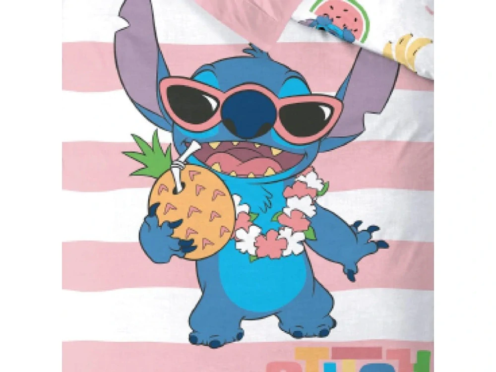 CARBOTEX  Dětské povlečení Lilo a Stitch Piňa Colada 140x200+70x90 cm