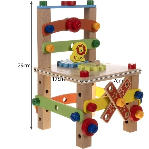 Kruzzel dřevěná montážní židle