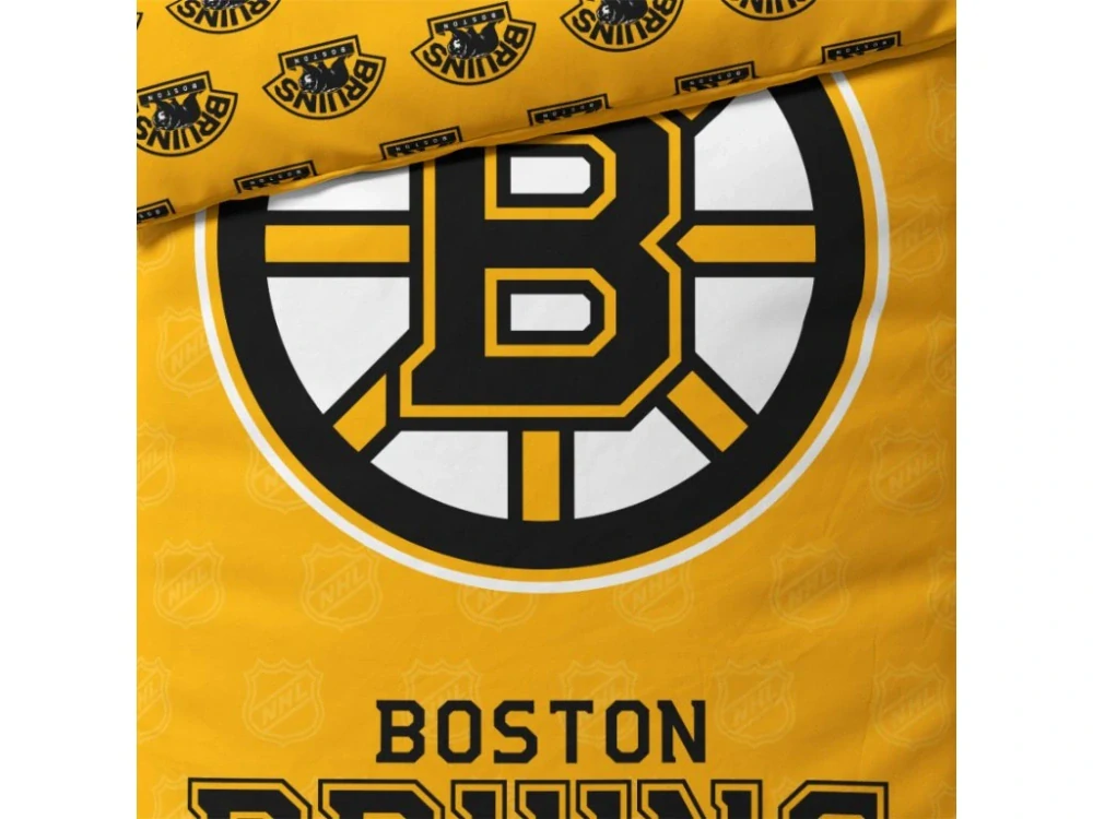 Hokejové povlečení NHL Boston Bruins Shields 140x200,70x90 cm