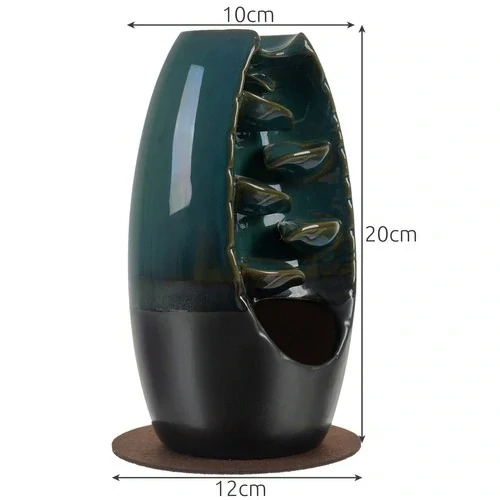 Ruhhy keramická aromalampa, kouřový vodopád