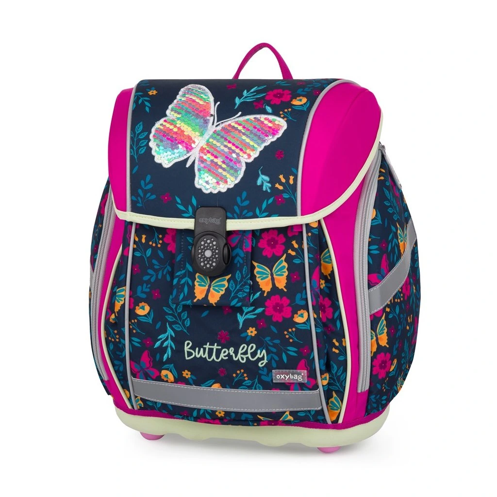 Školní set 8ks PREMIUM LIGHT Motýl 2 s květy