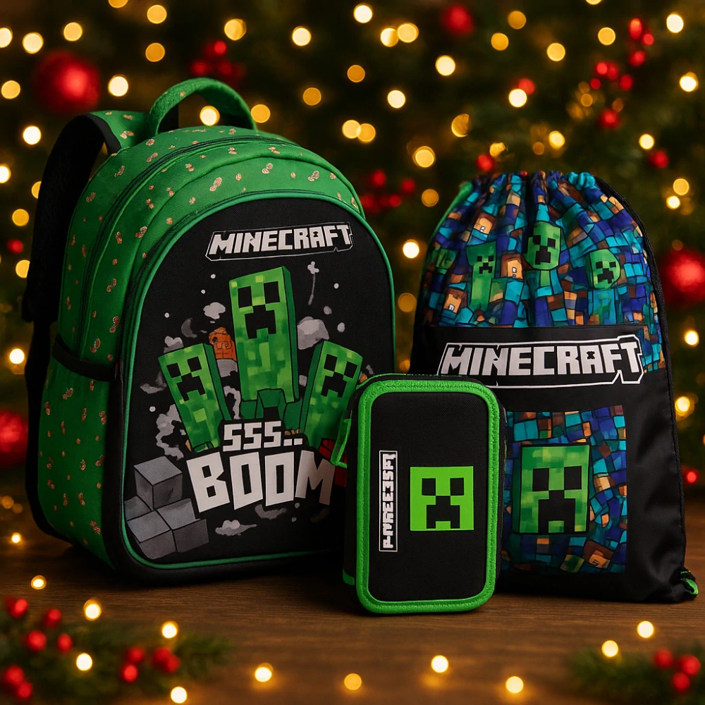 ŠKOLNÍ SADA MINECRAFT 3 KS