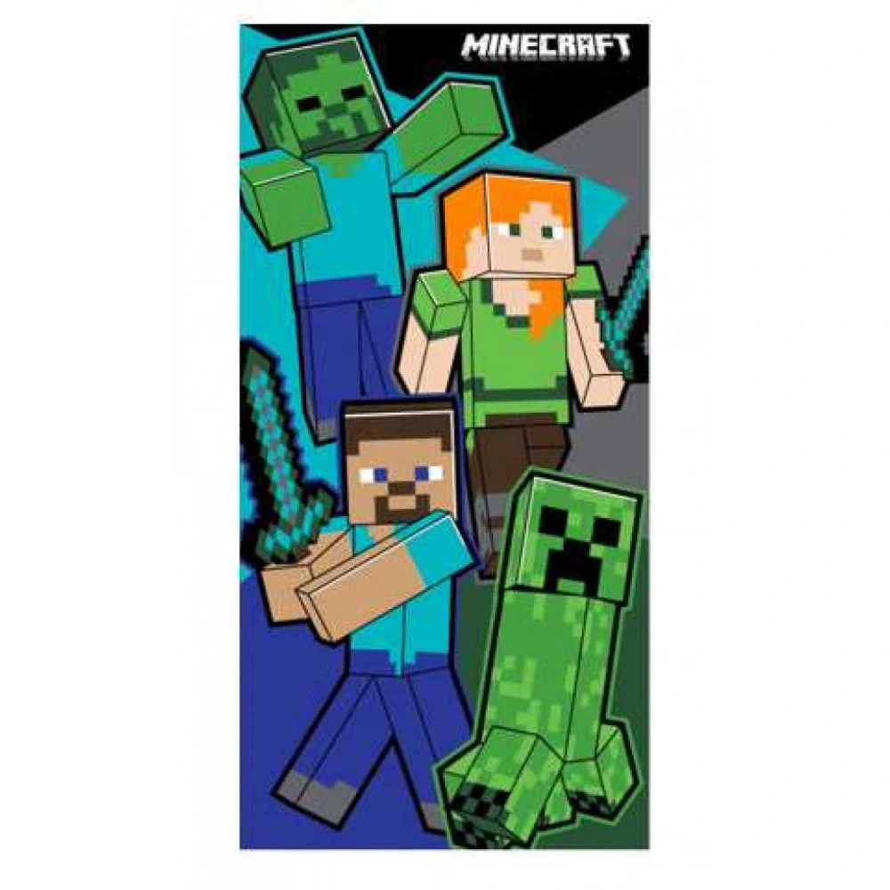 MINECRAFT 3-DÍLNÁ SADA OSUŠKA,PUZZLE,LÁHEV