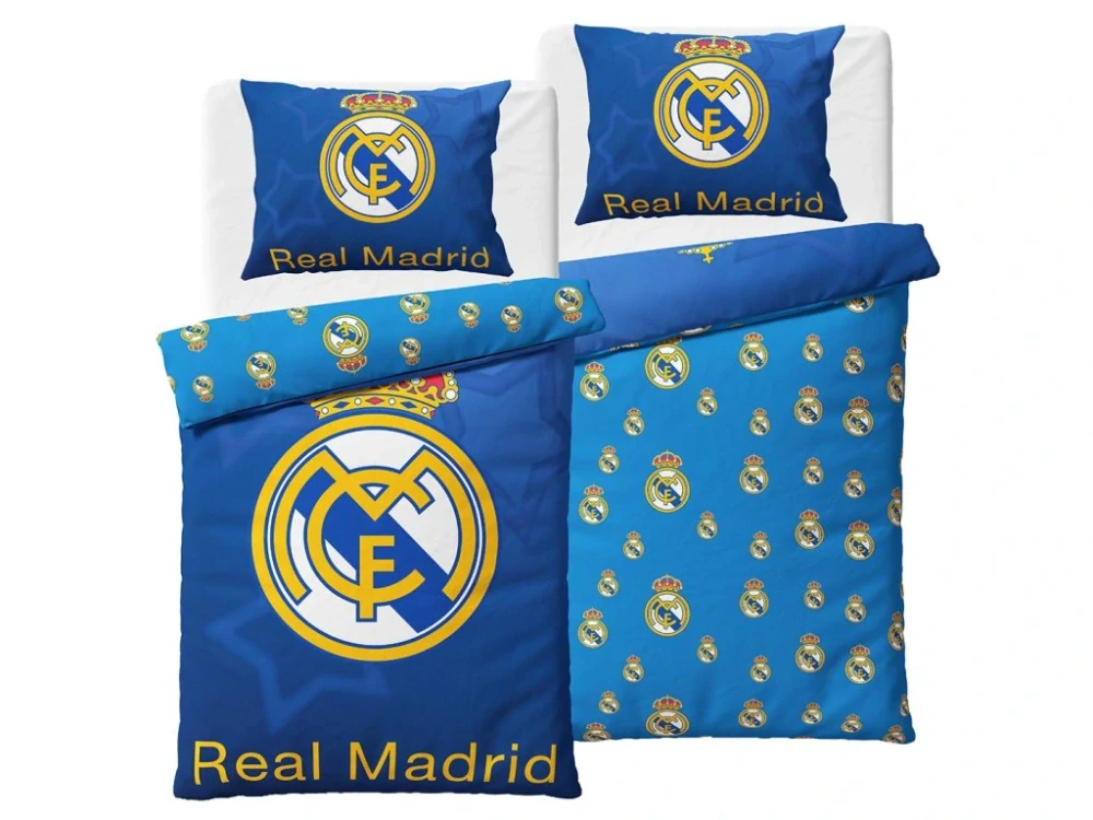 CARBOTEX Povlečení Real Madrid Blue Stars 140x200/ 70x90