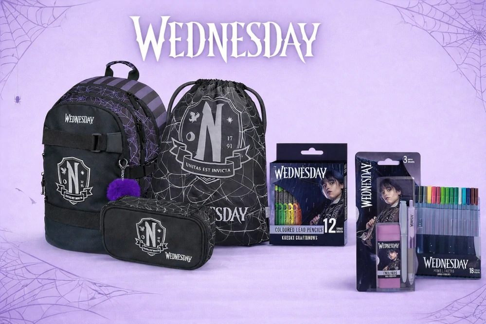 ŠKOLNÍ SADA 6 KS WEDNESDAY Nevermore 